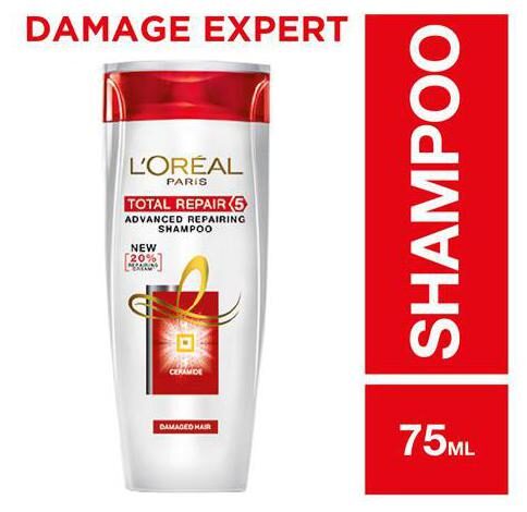 

L Oreal Paris Shampoo - Total Repair 5 75 ml