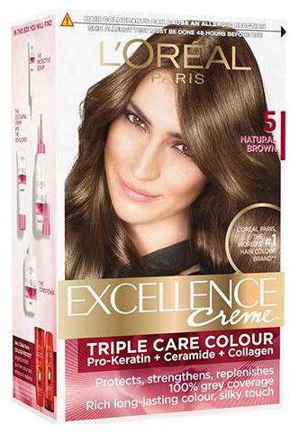 

L Oreal Paris Excellence Creme Hair Color - 5 Natural Brown 172 g