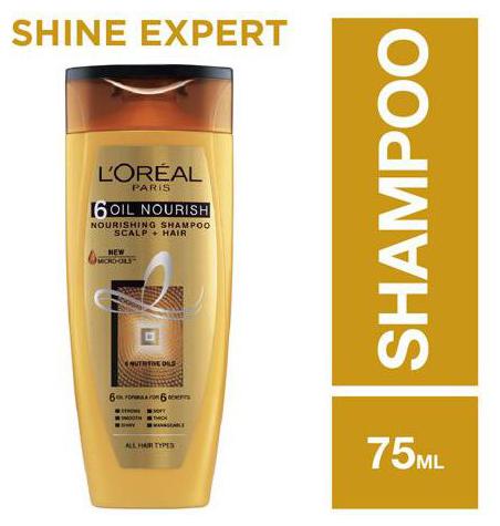 

L Oreal Paris 6 Oil Nourish Shampoo 75 ml