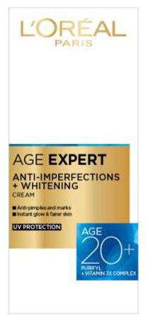 

L Oreal Paris Skin Perfect Anti-Imperfections Cream - Age 20 18 g