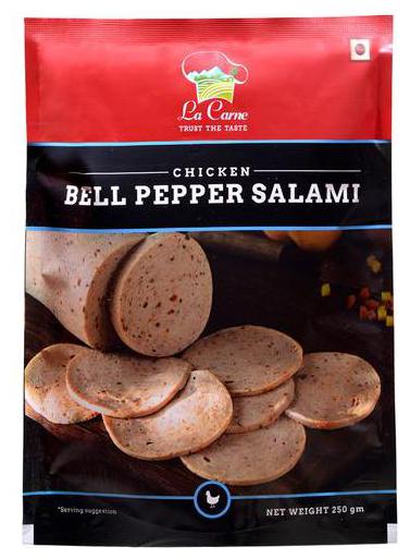 

La Carne Chciken Bell Pepper Salami 250 g