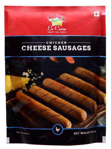 

La Carne Chicken Cheese Sausages 500 g