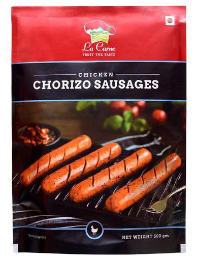 

La Carne Chicken Chorizo Sausage 500 g