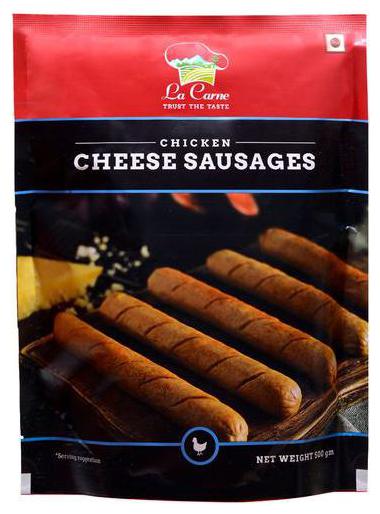 

La Carne Chicken Cheese Sausages 500 g