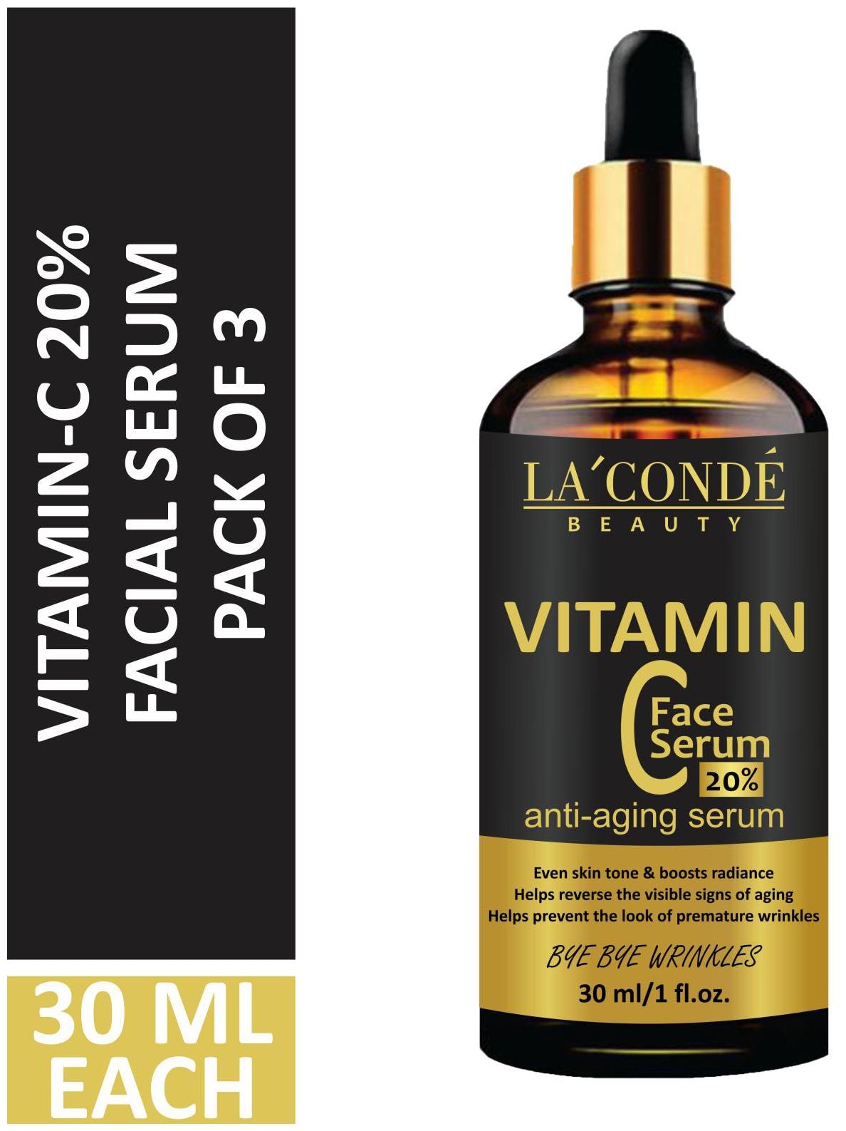 

La Conde Vitamin C Facial Serum 30 ml (Pack of 3)