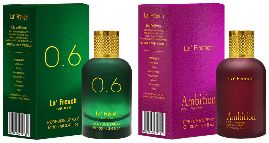 

La French 0 6 Ambition Perfume Ideal For Men Women 100 ml ( Pack of 2 )