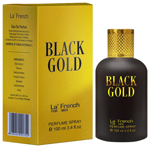 

La French Black Gold Eau De Perfume 100ml - Ideal for Men