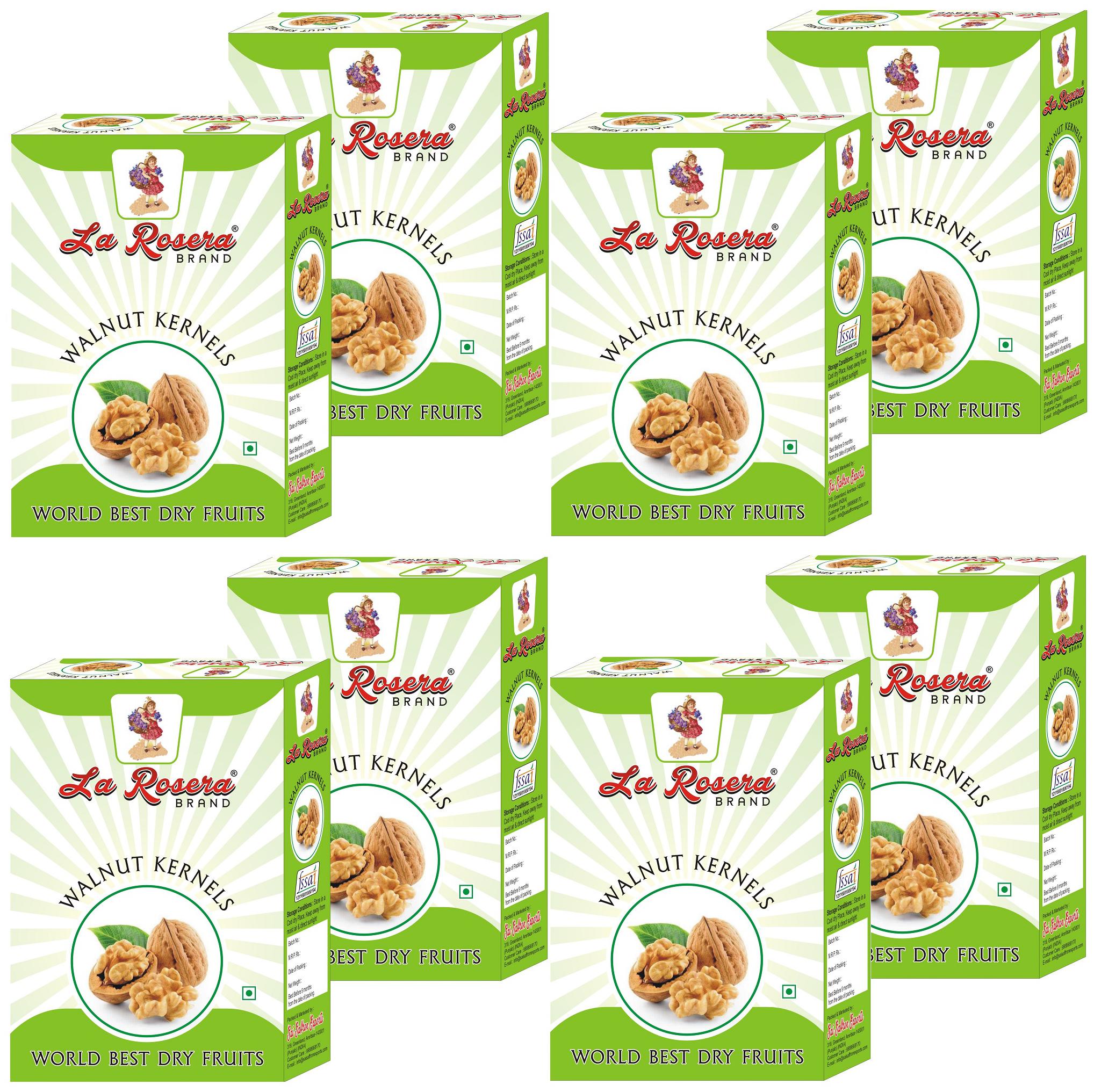 

La Rosera Superior Walnut Kernel Snow White 200g Pack of 8