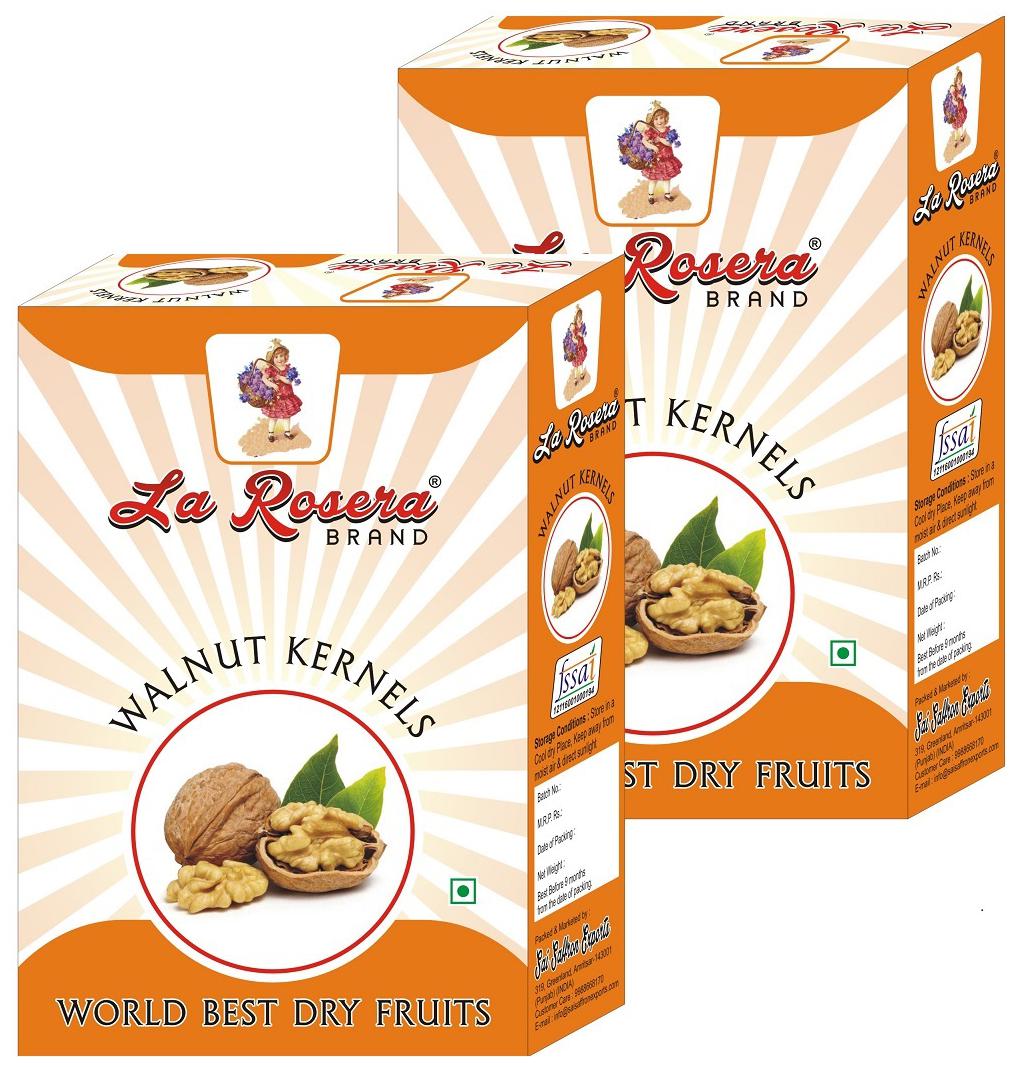 

La Rosera Superior Brown Walnut Kernel 200g Pack of 2