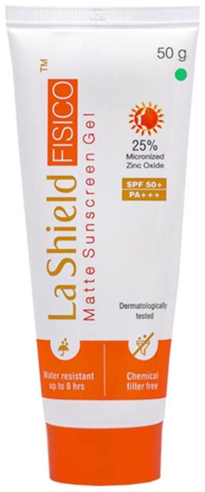 

La Shield FISICO SPF 50 PA Transparent Sunscreen Gel 50g (Pack Of 1)