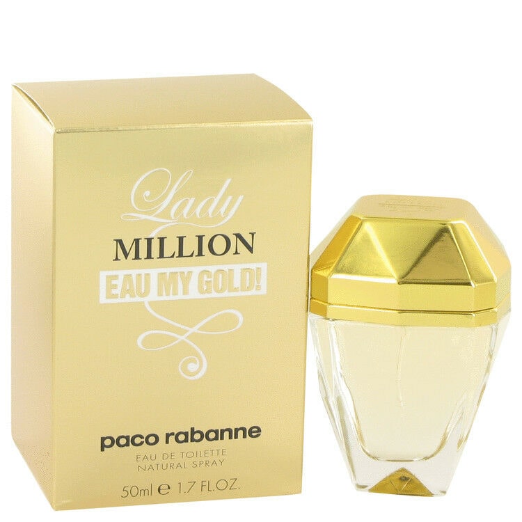 

Lady Million Eau My Gold Perfume By PACO RABANNE 1 7 oz EDT Spray 517938
