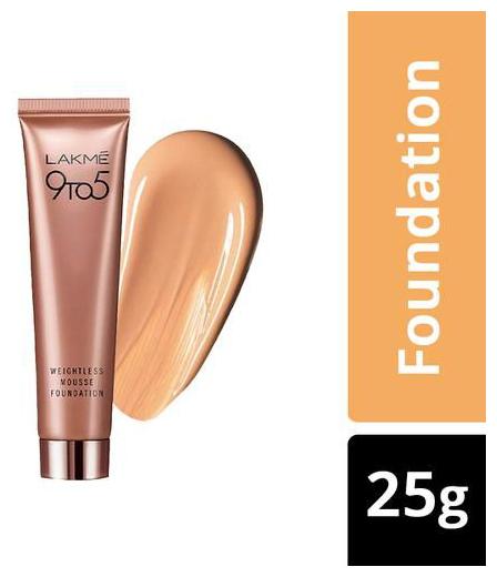 

Lakme 9 to 5 Weightless Mousse Foundation - Beige Vanilla 25 g