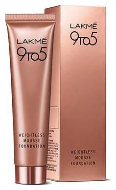 

Lakme 9 to 5 Weightless Mousse Foundation 25 g