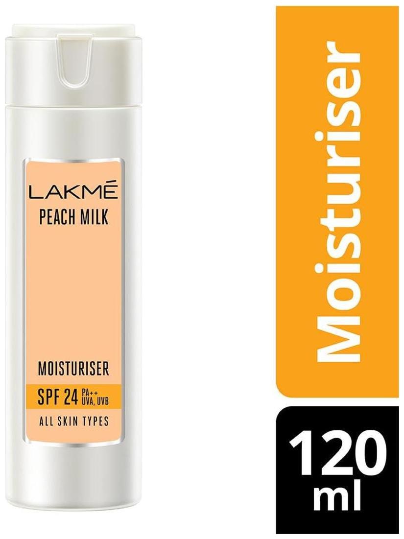 

Lakme Peach Milk Moisturizer Spf 24 Pa Sunscreen Lotion 120 ml