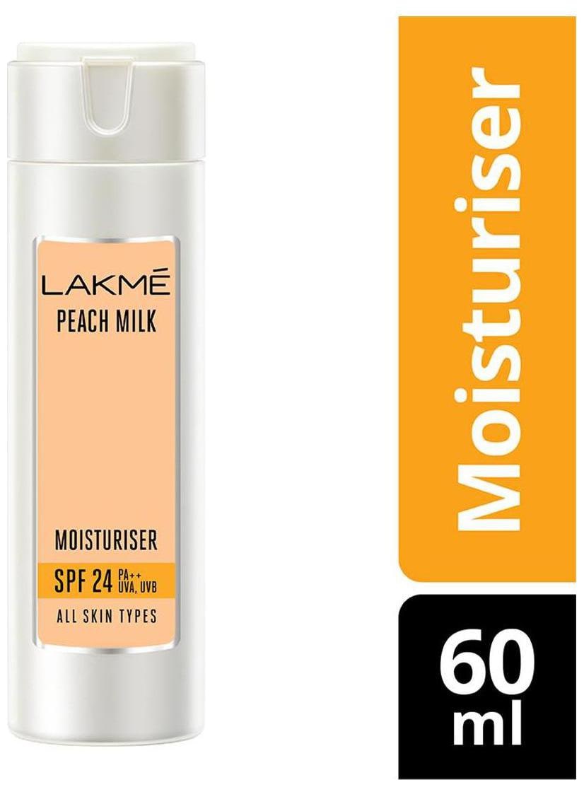 

Lakme Peach Milk Moisturizer Spf 24 Pa Sunscreen Lotion 60 ml