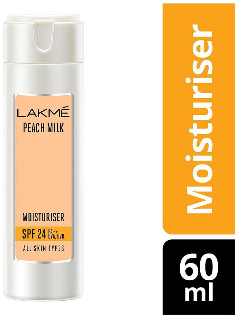 

Lakme Peach Milk Moisturizer Spf 24 Pa Sunscreen Lotion 60 ml