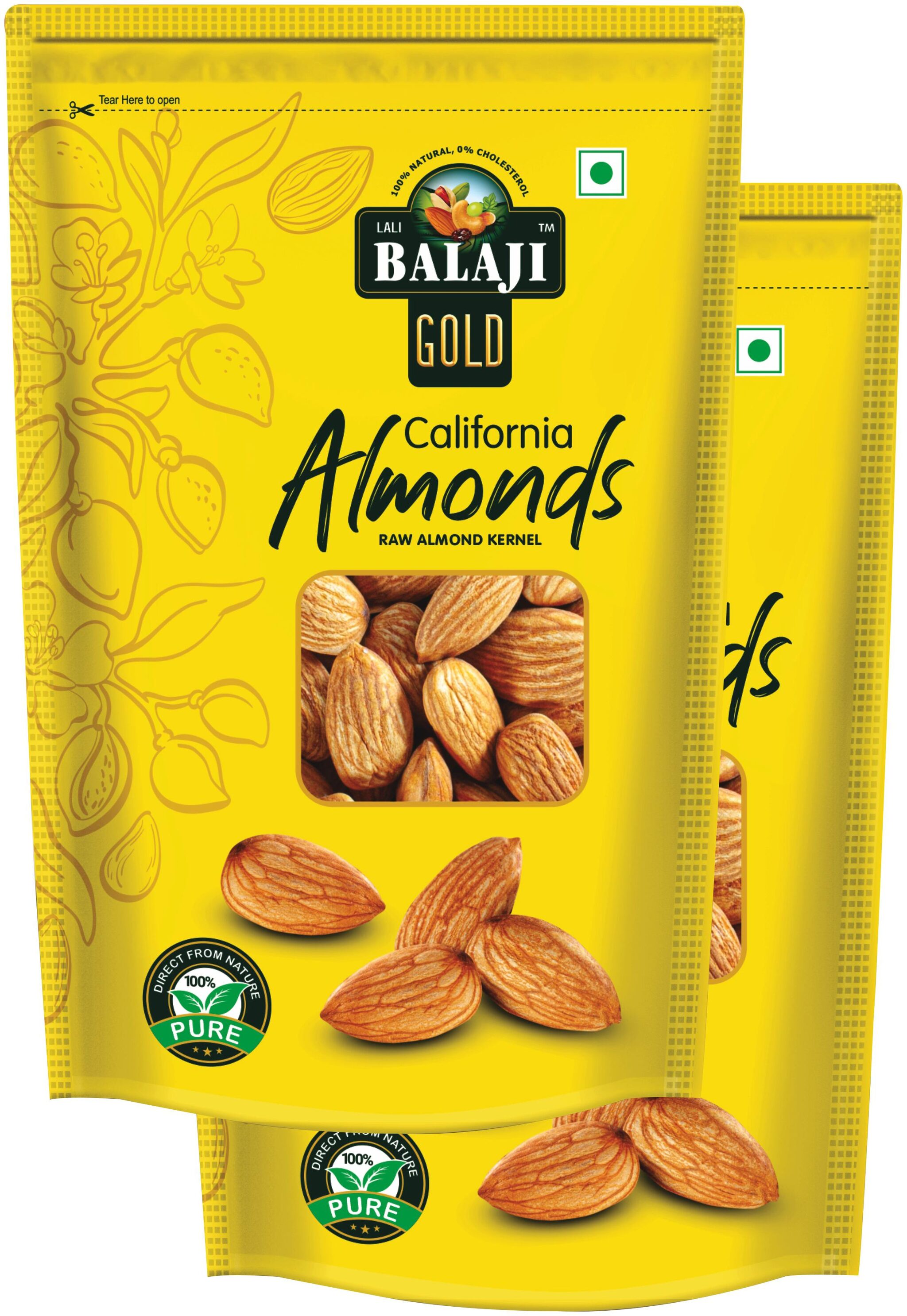 

LALI Balaji Gold California Almond 250g (Pack of 2)