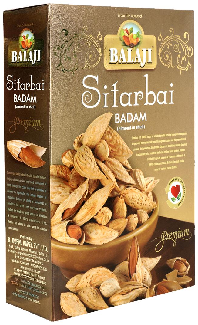 

Balaji Sitarbai Almonds Inshell 500G (Pack Of 1)