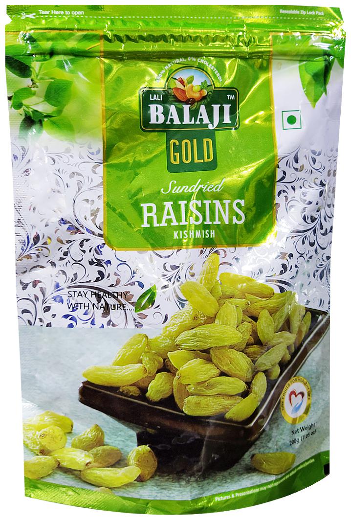 

Lali Balaji Indian Long Raisins Kishmish 200g (Pack Of 1)