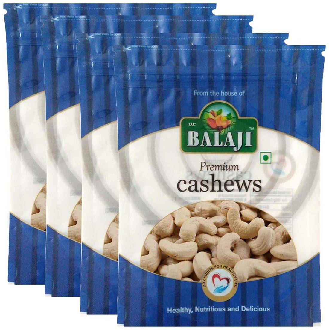 

Balaji Cashew W-240 Premium 800G (Pack Of 4 200g Each)