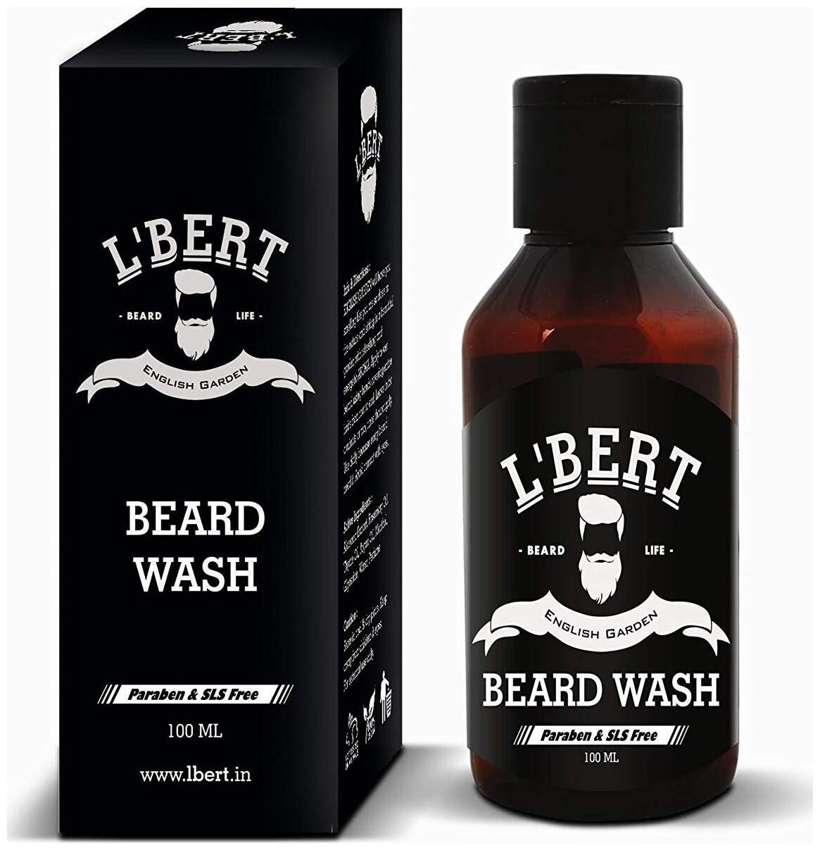 

LBERT English Garden Beard Wash for Men Best Beard Shampoo and conditioner Enriched with Argan oil Rosemary Oil Thyme Aloe Vera No Mineral oil Paraben SLS Silicone free 100 ml
