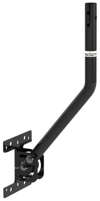 Leadzm G01 Universal 180°Adjustable TV Antenna J-Pole Aerial Bracket Black