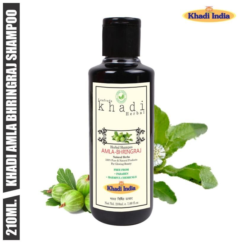 

Leafveda Khadi Amla Bhringraj Herbal Shampoo 210 ml ( Pack of 1 )