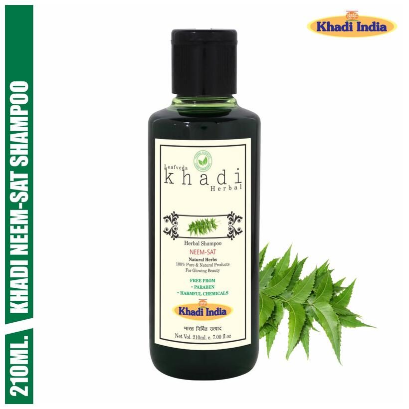 

Leafveda Khadi Neem Sat Herbal Shampoo 210 ml ( Pack of 1 )