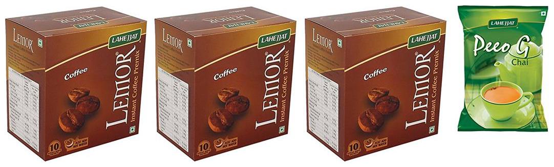 

Lemor Instant Coffee Premix - Pack of 3 with 100 g Peeo G CTC Tea