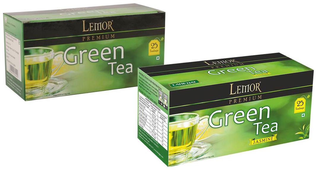 

Lemor Premium Green Tea with Jasmine Green Tea - Pack of 2 (Each pack contains 25 Tea Bags)