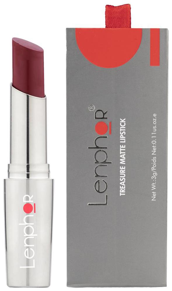 

Lenphor Treasure Matte Lipstick - Darkish Taupe (3g)
