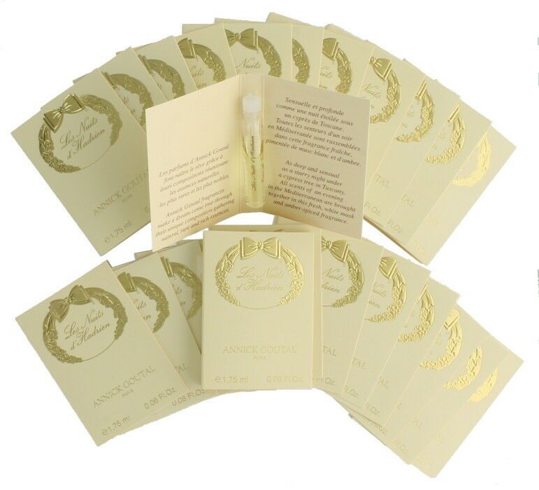 

Les Nuits d Hadrien for Women by Annick Goutal EDT Vial 06oz 60 Full 25 pk NEW