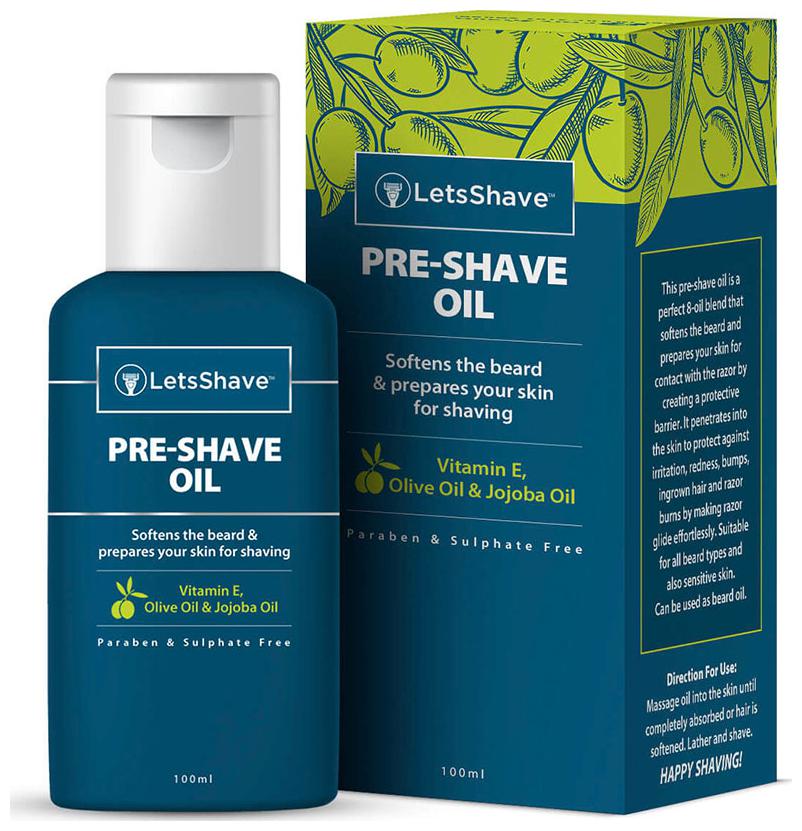 Buy Letsshave Pre Shave Oil With 100 Natural Essential Oil And