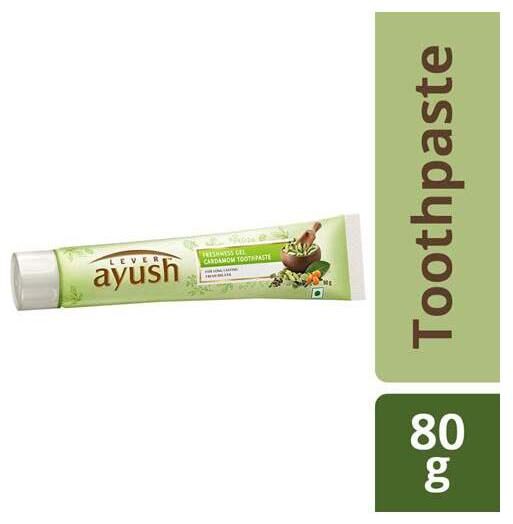 

Lever Ayush Toothpaste - Freshness Gel Cardamom 80 g