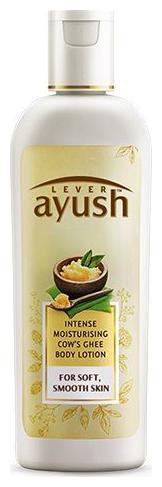 

Lever Ayush Body Lotion - Intense Moisturizing Cows Ghee 300 ml