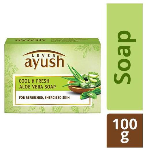 

Lever Ayush Soap - Aloe Vera Cool Fresh 100 g