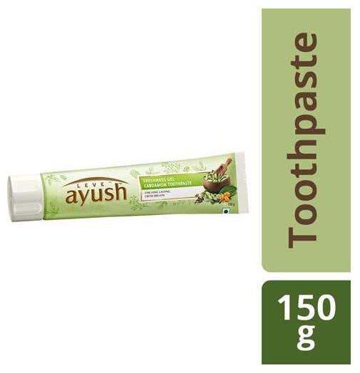 

Lever Ayush Toothpaste - Freshness Gel Cardamom 150 g