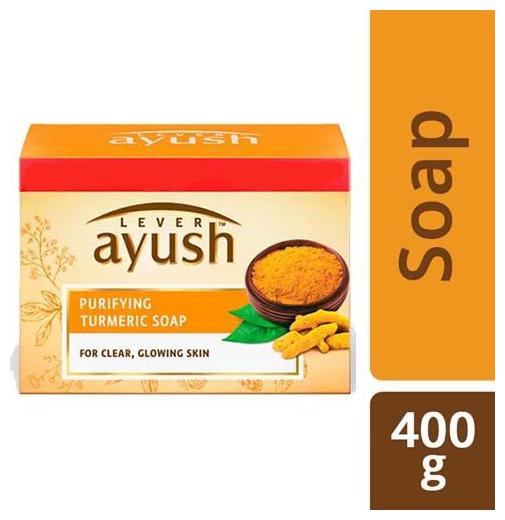 

Lever Ayush Soap - Purifying Turmeric 400 g