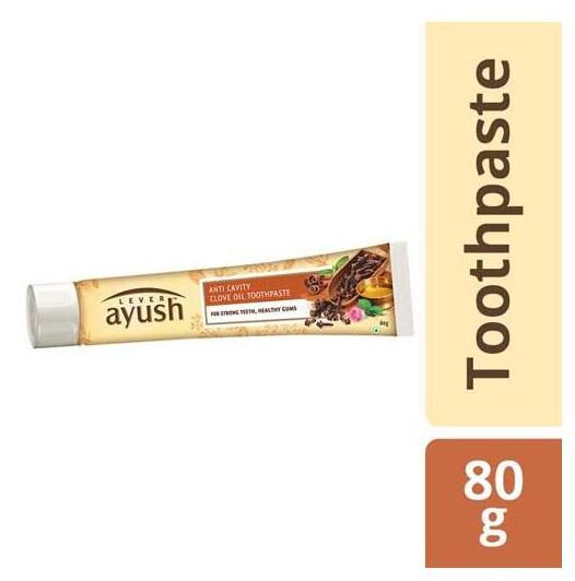 

Lever Ayush Toothpaste Anti Cavity Clove Oil 80 g