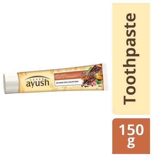 

Lever Ayush Toothpaste Anti Cavity Clove Oil 150 g