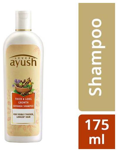 

Lever Ayush Shampoo - Long Strong Shikakai 175 ml