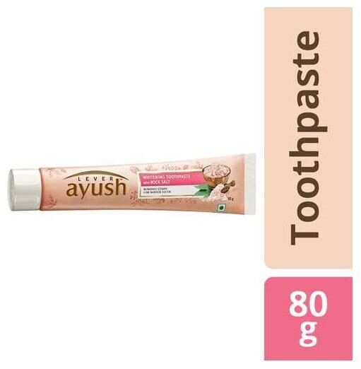 

Lever Ayush Toothpaste Whitening Rock Salt 80 g
