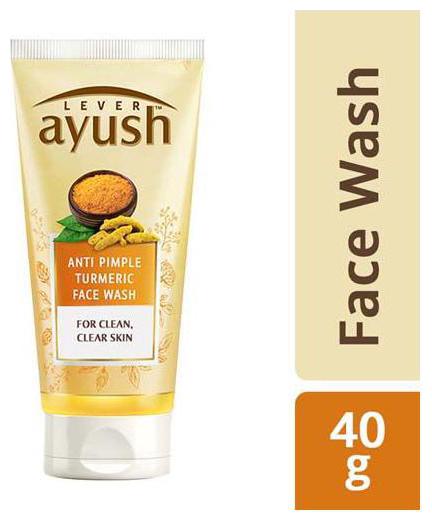 

Lever Ayush Face Wash - Anti Pimple Turmeric 40 g