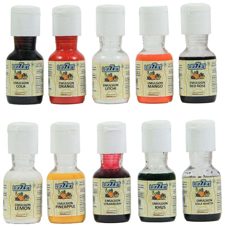 

LEZZET EMULSION Assorted 20 ml x 10 Bottles