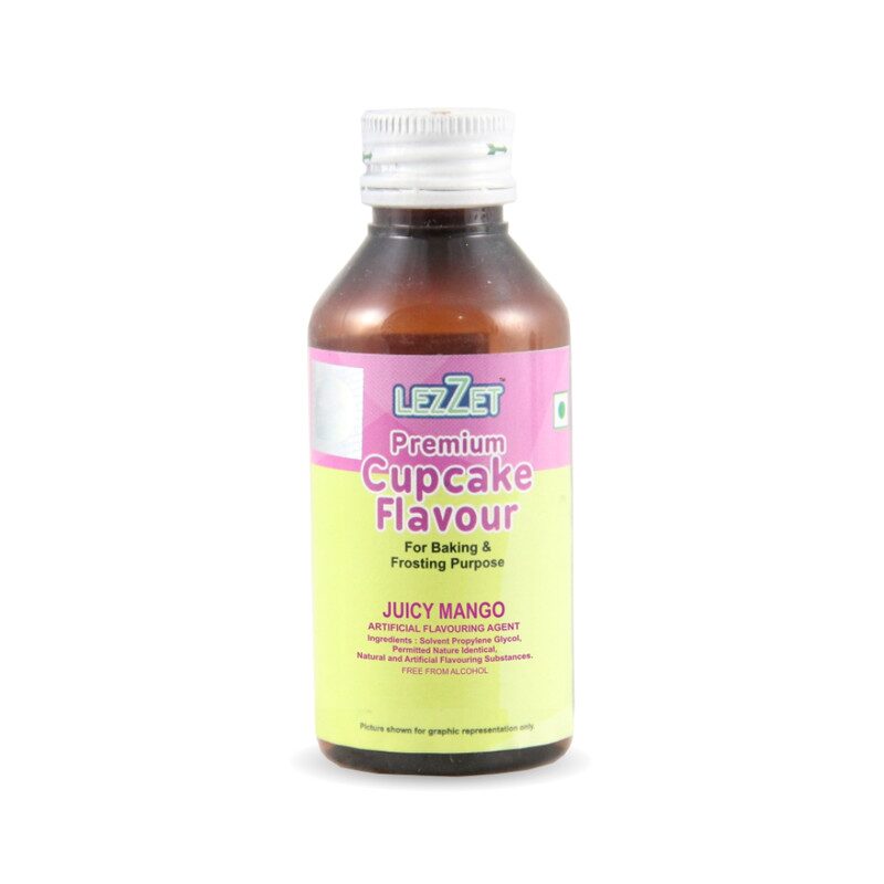 

Lezzet Premium Cupcake Flavour Juicy Mango 100 g (Pack of 1)