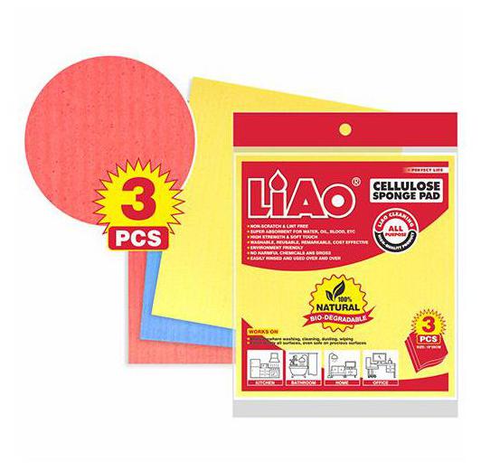 

Liao Kitchen Sponge - Super Absorbent 3 pcs