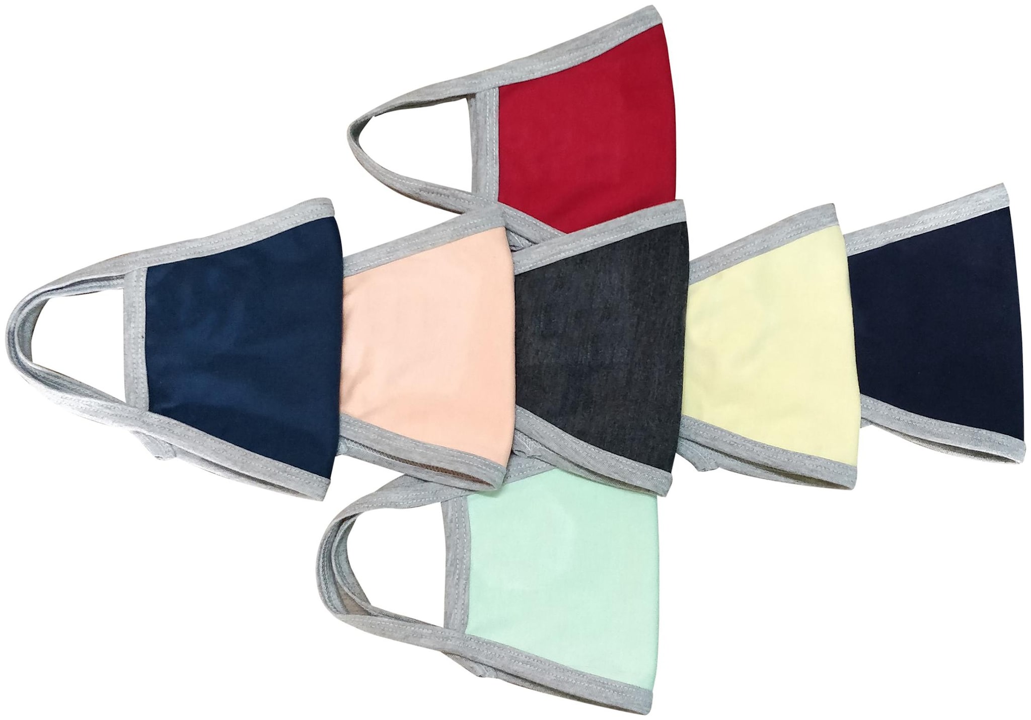 

Life Anti Dust Breathable Resuable Ajustable Comfortable Multicolor Cotton Masks (Set of 7 )