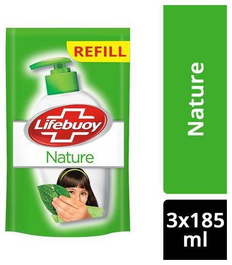 

Lifebuoy Hand Wash - Nature Germ Protection 185 ml