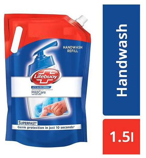 

Lifebuoy Handwash - Mild Care 1 5 L