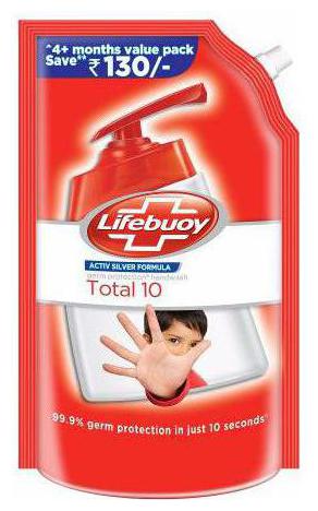 

Lifebuoy Hand Wash - Total 10 Activ Naturall 750 ml